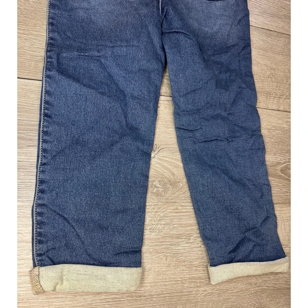 Wonder Nation Denim Overalls Kids 4T Adjustable Straps Blue Jeans New